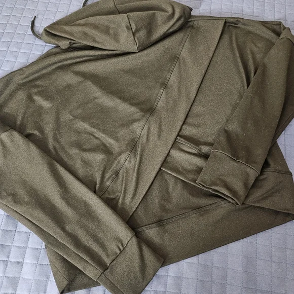 Born Primitive Crossfit Cropped Tulip Back Crisscross Sweatshirt Black Size Lg - Picture 7 of 7